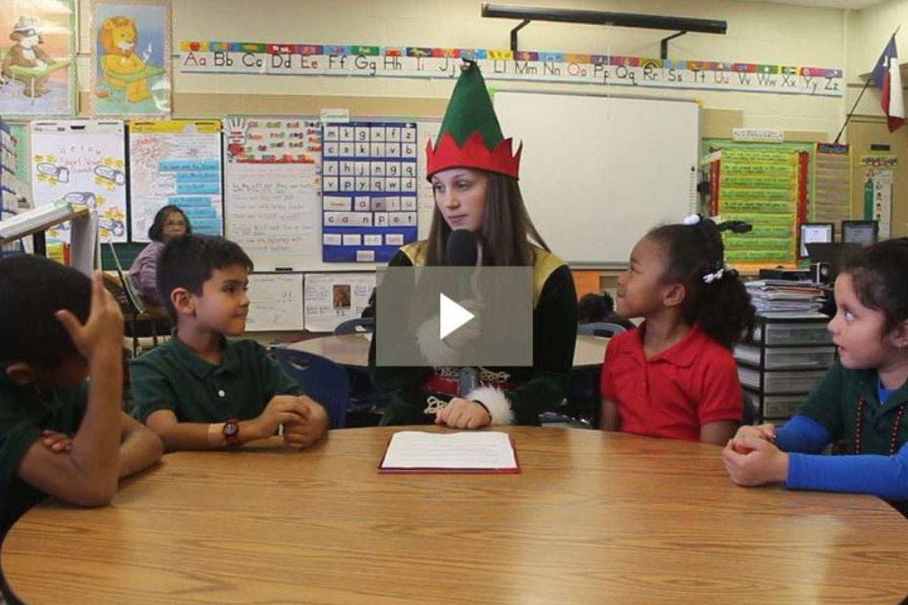 Watch as our Elves ‘Kid Around’ at Parkdale Elementary